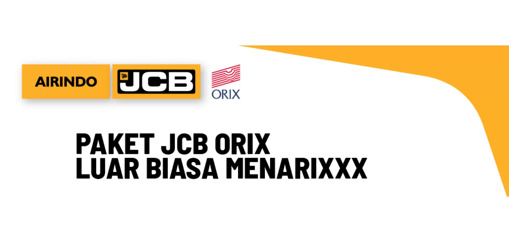 PAKET JCB ORIX LUAR BIASA MENARIXXX