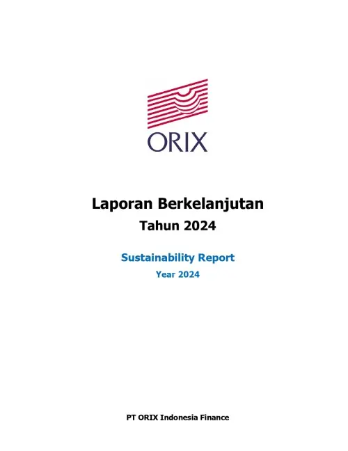 Laporan Keberlanjutan untuk Tahun 2024