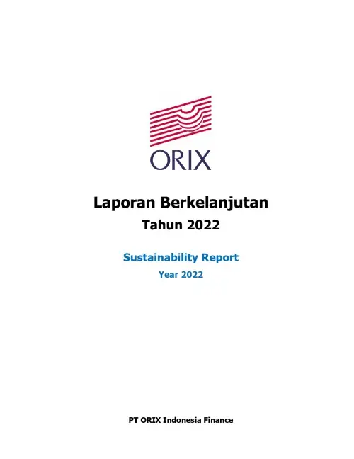 Laporan Keberlanjutan untuk Tahun 2022